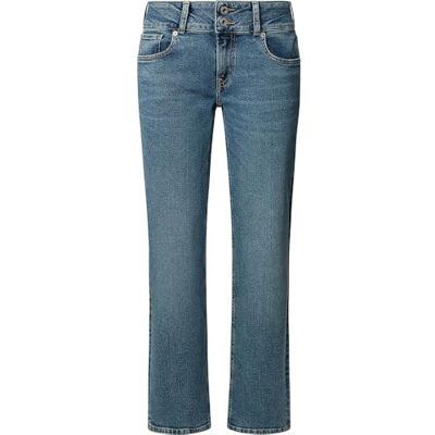 Pepe Jeans Straight Jeans LW, blå (denim-Ia3), 29 W/30 L dam, Blå (Denim Ia3), 29W x 30L Pepe Jeans Straight Jeans LW, blå (denim-Ia3), 29 W/30 L dam, Blå (Denim Ia3), 29W x 30L