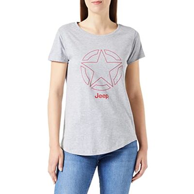 Jeep O102258-J714 T-shirt Print Star Outline J21W Kvinnor Light G.M./Flame King XL, Light G.m/Flame King, XL Jeep O102258-J714 T-shirt Print Star Outline J21W Kvinnor Light G.M./Flame King XL, Light G.m/Flame King, XL