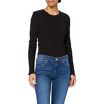 SELECTED FEMME Dam långärmad rund hals, svart, M SELECTED FEMME Dam långärmad rund hals, svart, M
