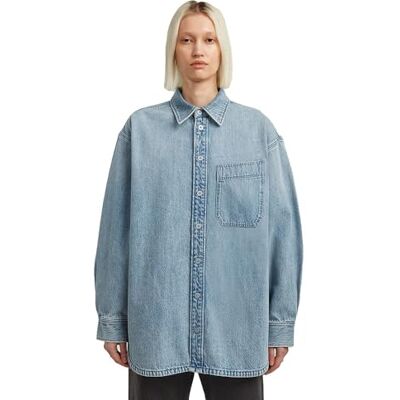 G-STAR 8721136008785 Maxi 1-pack overshirt Wmn jacka, Flerfärgad (Solblekt Pacific Blue D27695-D788-H466), L, Flerfärgad (solblekt stillahavsblå D27695-D788-H466), L G-STAR 8721136008785 Maxi 1-pack overshirt Wmn jacka, Flerfärgad (Solblekt Pacific Blue D27695-D788-H466), L, Flerfärgad (solblekt stillahavsblå D27695-D788-H466), L