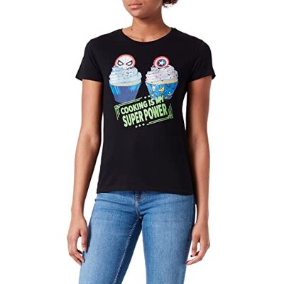 Marvel T-shirt dam, svart, XXL Marvel T-shirt dam, svart, XXL