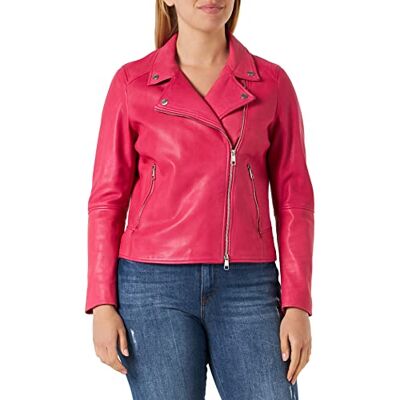 Boss läderjacka för kvinnor, Medium Pink660, 36 Boss läderjacka för kvinnor, Medium Pink660, 36