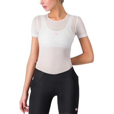 CASTELLI PRO Mesh W Short Sleeve, Cykeltröja för Kvinnor, Andningsbar och Lätt, Optimal för Varmt Skick, Hög Prestanda, Vit, S CASTELLI PRO Mesh W Short Sleeve, Cykeltröja för Kvinnor, Andningsbar och Lätt, Optimal för Varmt Skick, Hög Prestanda, Vit, S