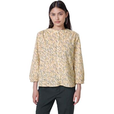 Street One Studio mönstrad blus, Blend Yellow, 42 Street One Studio mönstrad blus, Blend Yellow, 42