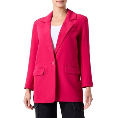 ONLY Bestseller A/S Dam Onllana-Berry L/S Ovs TLR Noos Blazer, Cerise, 36 ONLY Bestseller A/S Dam Onllana-Berry L/S Ovs TLR Noos Blazer, Cerise, 36