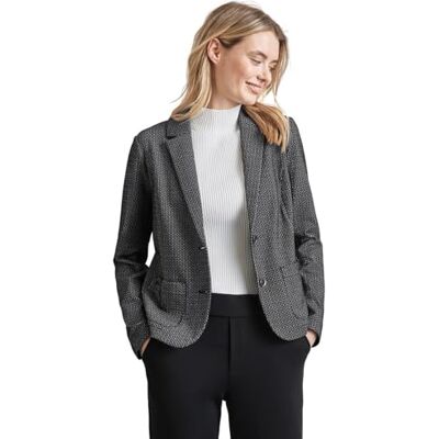 Street One Party_Short Blazer sparkling_set, svart, 40 Street One Party_Short Blazer sparkling_set, svart, 40