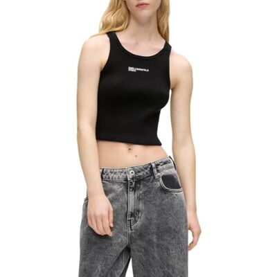 KARL LAGERFELD JEANS , kvinnor, stickad linne, svart, XL, svart, XL KARL LAGERFELD JEANS , kvinnor, stickad linne, svart, XL, svart, XL
