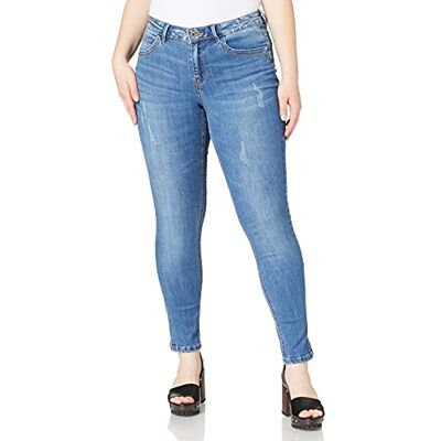 ONLY Carmakoma Jeans för kvinnor, Medium blå (medium blå denim), 46 SE/Plus ONLY Carmakoma Jeans för kvinnor, Medium blå (medium blå denim), 46 SE/Plus