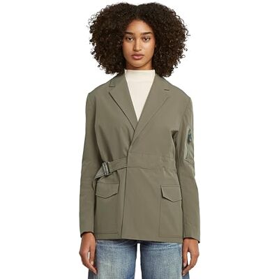 G-STAR RAW 8721136008785 Belted Blazer wmn, Brun (Turf D26946-d909-273), L G-STAR RAW 8721136008785 Belted Blazer wmn, Brun (Turf D26946-d909-273), L