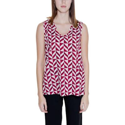 Street One blus med armfäste, Mahogny röd, 34 Street One blus med armfäste, Mahogny röd, 34