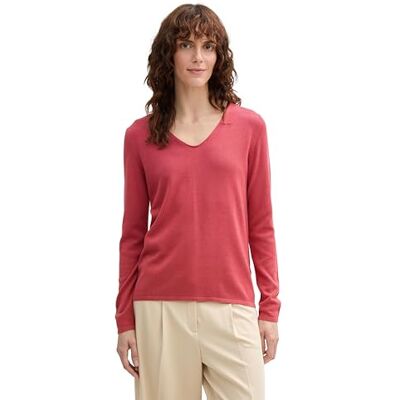 TOM TAILOR damtröja, 11016 – Berry Red, 3XL TOM TAILOR damtröja, 11016 – Berry Red, 3XL