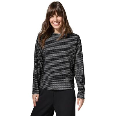 Cecil dam B322475 Cropped Jaquard Shirt Cecil dam B322475 Cropped Jaquard Shirt