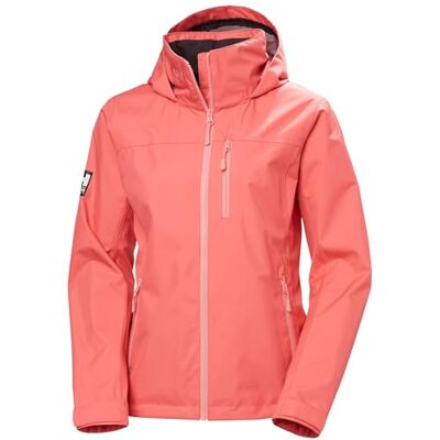 Helly Hansen Dam W Crew Jacka med huva 2.0, rosa solnedgång, 4XL Helly Hansen Dam W Crew Jacka med huva 2.0, rosa solnedgång, 4XL