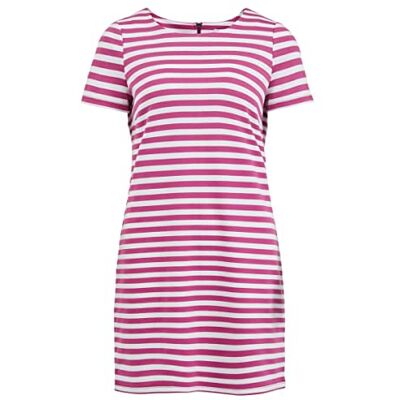 Vila Kvinnors VITINNY New S/S klänning – Noos klänning, magenta haze/ränder: Snow White H/H, XL Vila Kvinnors VITINNY New S/S klänning – Noos klänning, magenta haze/ränder: Snow White H/H, XL