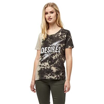 DESIRES Kenzia t-shirt för kvinnor, 0273 Sandmelange Solid, XXL DESIRES Kenzia t-shirt för kvinnor, 0273 Sandmelange Solid, XXL