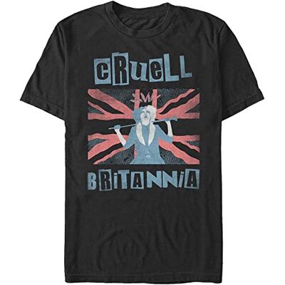 Disney Classics Unisex DNCA-Cruell Britannia ekologisk kortärmad t-shirt, svart, XXL, svart, XXL Disney Classics Unisex DNCA-Cruell Britannia ekologisk kortärmad t-shirt, svart, XXL, svart, XXL