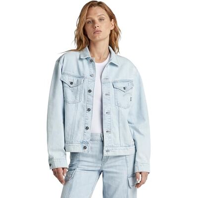G-STAR RAW avslappnad denimjacka, Blå (solbleknad piscina blå D24347-D536-G319), S G-STAR RAW avslappnad denimjacka, Blå (solbleknad piscina blå D24347-D536-G319), S