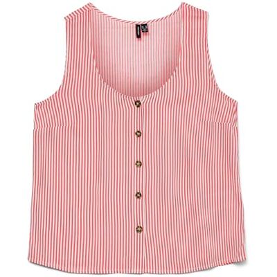 VERO MODA Vmbumpy Sl Shirt WVN Ga Noos, dubarry, M VERO MODA Vmbumpy Sl Shirt WVN Ga Noos, dubarry, M