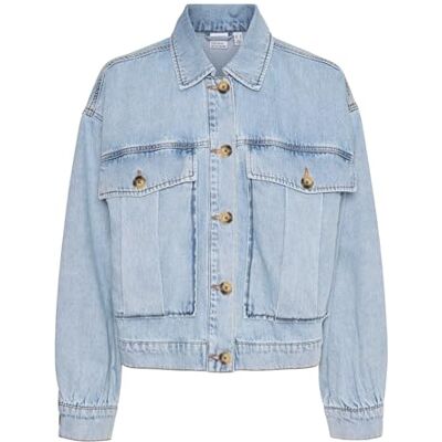 VERO MODA VMSILKA L/S DNM Shacket YO367 jacka, ljusblå denim, XL, Ljusblå denim, XL VERO MODA VMSILKA L/S DNM Shacket YO367 jacka, ljusblå denim, XL, Ljusblå denim, XL