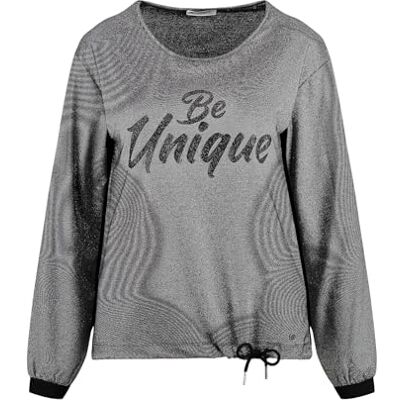 KEY LARGO KEYLARGO Damdans, rund blus, Silver (1107), M KEY LARGO KEYLARGO Damdans, rund blus, Silver (1107), M
