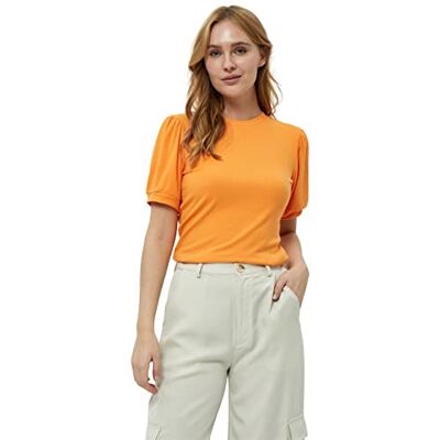Minus Johanna T-shirt dam, Orange (6070 orange skal), S Minus Johanna T-shirt dam, Orange (6070 orange skal), S