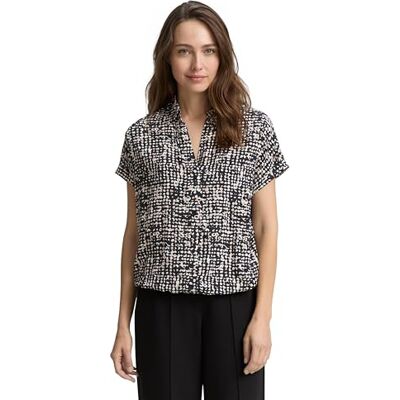 TOM TAILOR 1047576 blus, 38402-marinblå med abstrakta prickar, 38 dam, 38402 Marinblå med abstrakta prickar, 36 TOM TAILOR 1047576 blus, 38402-marinblå med abstrakta prickar, 38 dam, 38402 Marinblå med abstrakta prickar, 36
