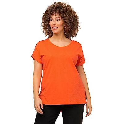 Ulla Popken , Damer, stora storlekar, t-shirt, mandarin, 46-48 Ulla Popken , Damer, stora storlekar, t-shirt, mandarin, 46-48