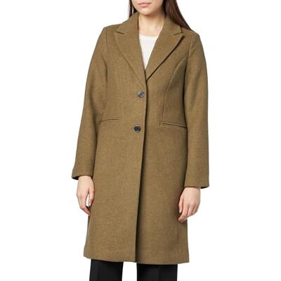 Bestseller A/S VMBLAZA AW23 Long Wool Coat BOOS kappa, Capers/detalj: SOLID, M, Capers/Detail:SOLID, M Bestseller A/S VMBLAZA AW23 Long Wool Coat BOOS kappa, Capers/detalj: SOLID, M, Capers/Detail:SOLID, M