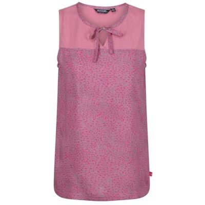 Regatta Janessa t-shirt, ljung ros abstrakt tryck, 12 Regatta Janessa t-shirt, ljung ros abstrakt tryck, 12