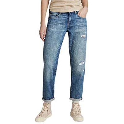 G-STAR RAW Dam Kate Boyfriend jeans, blå (Faded Ripped Waterfront D15264-D301-D894), 29 W/34 l, Blå (Faded Ripped Waterfront D15264-d301-d894), 29W x 34L G-STAR RAW Dam Kate Boyfriend jeans, blå (Faded Ripped Waterfront D15264-D301-D894), 29 W/34 l, Blå (Faded Ripped Waterfront D15264-d301-d894), 29W x 34L