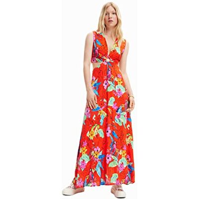 Desigual dam klänning, röd, XL Desigual dam klänning, röd, XL