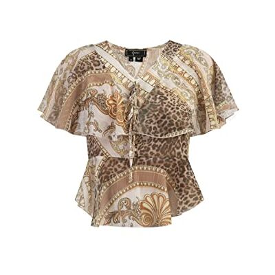 LYNNEA damblus, beige vit, S LYNNEA damblus, beige vit, S
