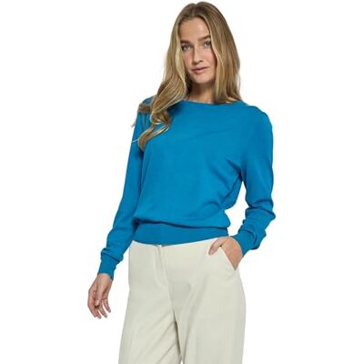 Peppercorn dam Tana Puff långärmad, Hawaiian Surf Blå, XL Peppercorn dam Tana Puff långärmad, Hawaiian Surf Blå, XL