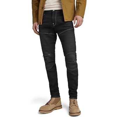 G-STAR RAW Herr 5620 3D skinny fit jeans, dragkedja knä: ny mörk åldrad, 32 W x 32 L G-STAR RAW Herr 5620 3D skinny fit jeans, dragkedja knä: ny mörk åldrad, 32 W x 32 L