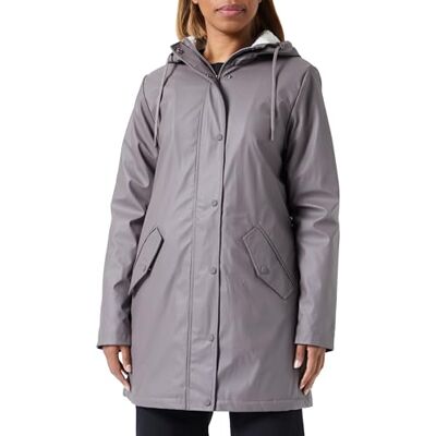 ONLY Bestseller A/S Dam ONLSALLY Raincoat OTW NOOS kappa, Plum Kitten/detalj:Vit teddy, M, Plum Kitten/Detail:WHITE TEDDY, M ONLY Bestseller A/S Dam ONLSALLY Raincoat OTW NOOS kappa, Plum Kitten/detalj:Vit teddy, M, Plum Kitten/Detail:WHITE TEDDY, M