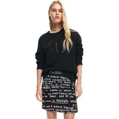 Desigual Fal_Brev, 2000, M, svart, M Desigual Fal_Brev, 2000, M, svart, M