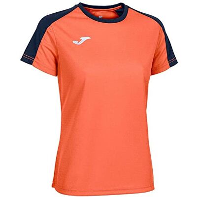 Joma Dam Eco Championship kortärmad t-shirt, neon orange marinblå, S Joma Dam Eco Championship kortärmad t-shirt, neon orange marinblå, S