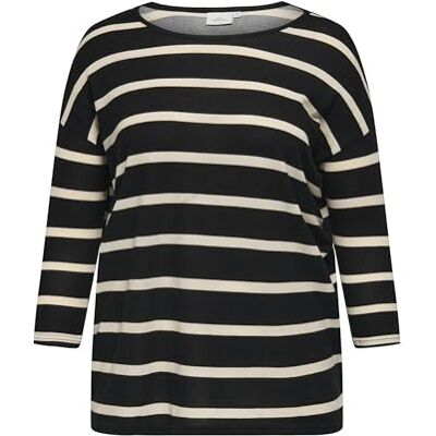 ONLY Carmakoma Caralba 3/4 Top Noos, svart, XL ONLY Carmakoma Caralba 3/4 Top Noos, svart, XL