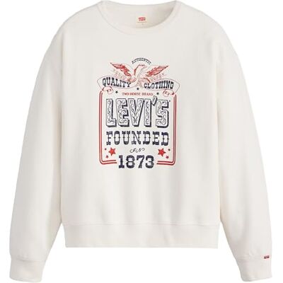 Levi's A7288-0047 dam – tröjor, Founded in 18, S Levi's A7288-0047 dam – tröjor, Founded in 18, S