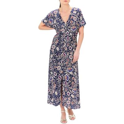Caroll Dam ROBE-241R-RIVA/AZUR/34, Färg: blå, 34 EU Caroll Dam ROBE-241R-RIVA/AZUR/34, Färg: blå, 34 EU