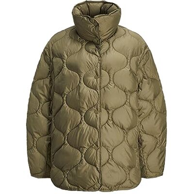 JJXX dam Jxnova Shiny Quilted jacka Sn kappa, Bränd oliv, L JJXX dam Jxnova Shiny Quilted jacka Sn kappa, Bränd oliv, L