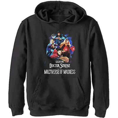 Marvel Pojkar Doctor Strange i universum av galna affisch Group Hoodie, svart, S, svart, S Marvel Pojkar Doctor Strange i universum av galna affisch Group Hoodie, svart, S, svart, S