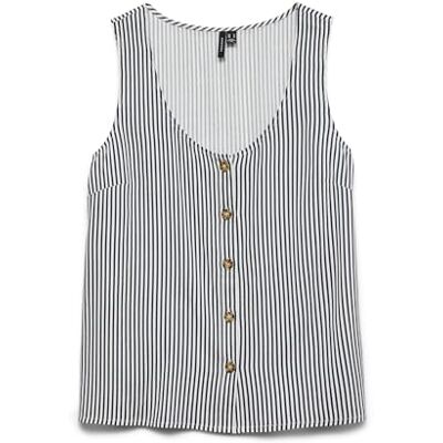 VERO MODA Vmbumpy Sl Shirt WVN Ga Noos, Indiskt bläck, M VERO MODA Vmbumpy Sl Shirt WVN Ga Noos, Indiskt bläck, M