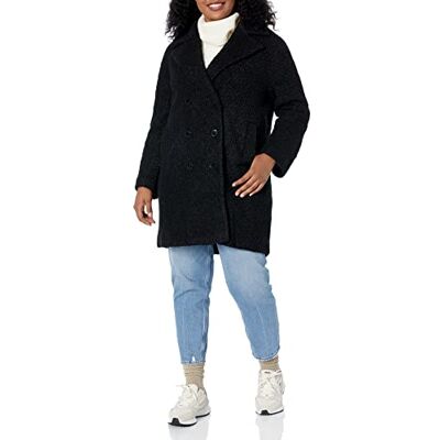 Desigual Kvinnors Abrig_Cameron, 2000 svart overcoat, S Desigual Kvinnors Abrig_Cameron, 2000 svart overcoat, S