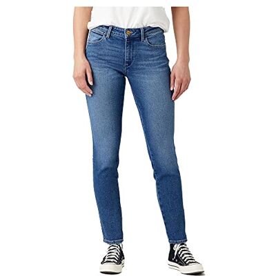 Wrangler dam Skinny Skinny Airblue Wrangler dam Skinny Skinny Airblue