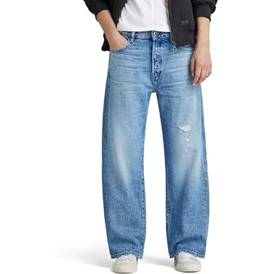 G-STAR RAW Bowey 3D pojkvän, Blå (Sun Faded Ripped Blue Donau D24329-d436-g670), 26W x 32L G-STAR RAW Bowey 3D pojkvän, Blå (Sun Faded Ripped Blue Donau D24329-d436-g670), 26W x 32L