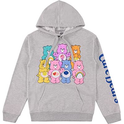 Care Bears Huvtröja för dam klassiska damkläder Cheer Friend Funshine Good Luck Luck Hoodie, Heather Gray, M, Gråmelerad, M Care Bears Huvtröja för dam klassiska damkläder Cheer Friend Funshine Good Luck Luck Hoodie, Heather Gray, M, Gråmelerad, M