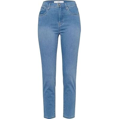 Brax Damstil Mary S Ultralight denim förkortade femficksjeans, Begagnad ljusblå, 29W x 30L Brax Damstil Mary S Ultralight denim förkortade femficksjeans, Begagnad ljusblå, 29W x 30L