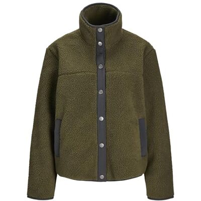 JJXX JACK&JONES dam JXNELLIE teddy jacka OTW fleecejacka druvblad, XL, Druva blad, XL JJXX JACK&JONES dam JXNELLIE teddy jacka OTW fleecejacka druvblad, XL, Druva blad, XL