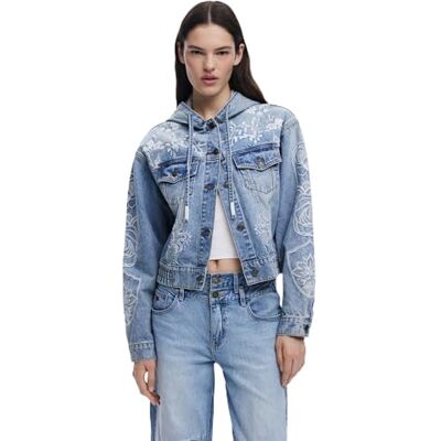 Desigual CHAQ_MONTREAL, 5053 DENIM MEDIUM WASH, M, Blå, M Desigual CHAQ_MONTREAL, 5053 DENIM MEDIUM WASH, M, Blå, M